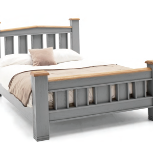 Danube Grey/Oak Bed