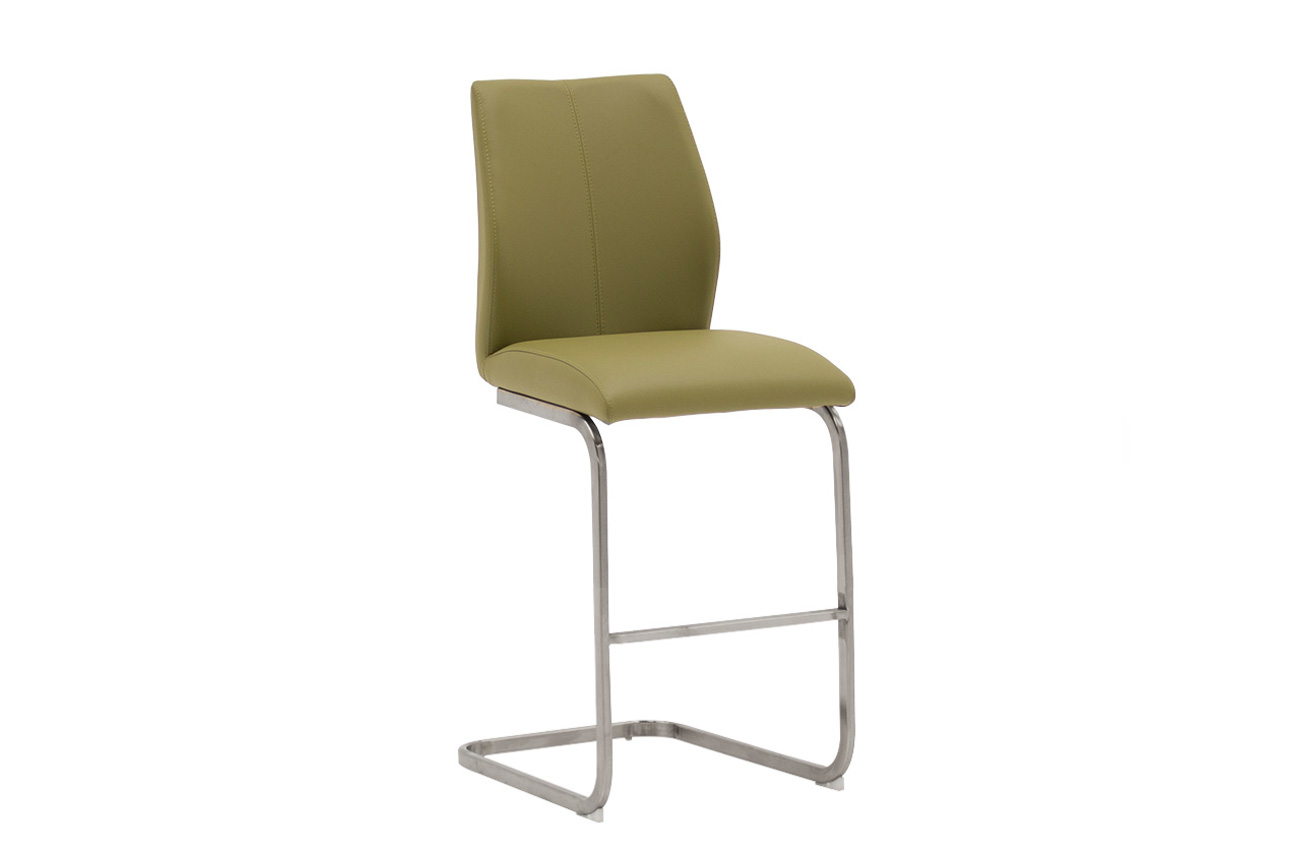 Irma counter chair in olive by VIDA Living