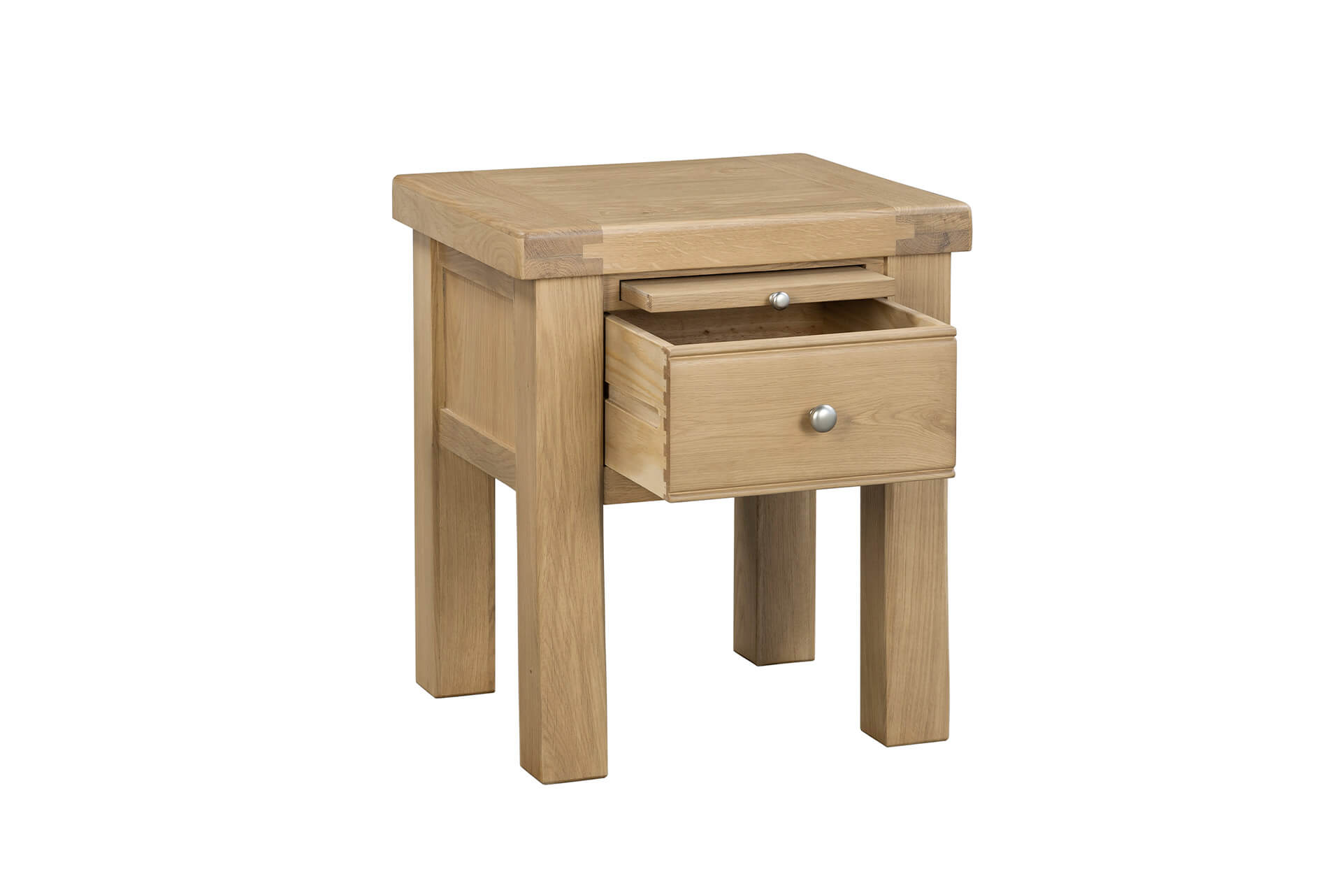 Delaney Lamp Table in natural oak
