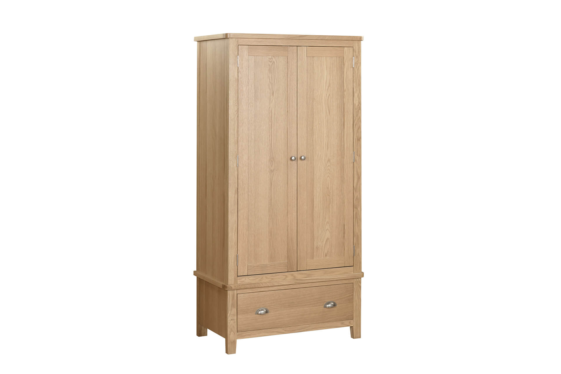 Marsden 2 Door Wardrobe in Natural Oak – official product image 1