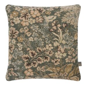 Scatter Box Matilda cushion in Green, 43x43cm; sold as a pair of two matching cushions