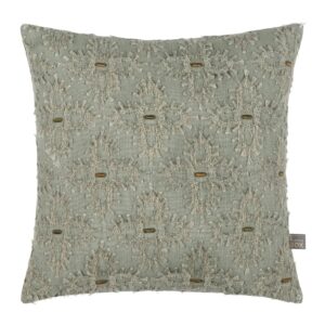 Scatter Box Hattie cushion in Sage, 43x43cm; sold as a pair of two matching cushions