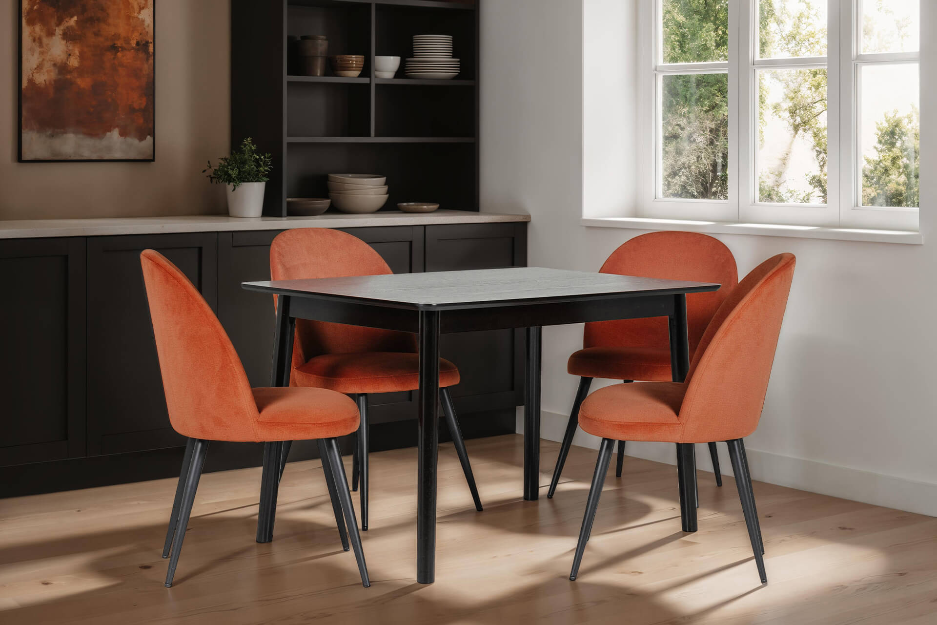Doolin Dining Table 1200 – Black