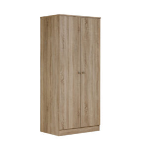 Levi Wardrobe 2 Door - Oak