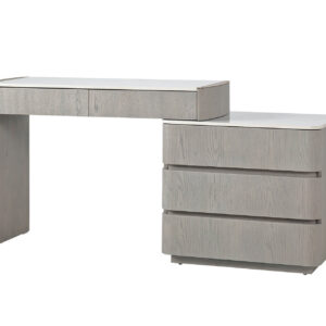 Mondello Dressing Table with 5 Drawer Chest Washed Oak