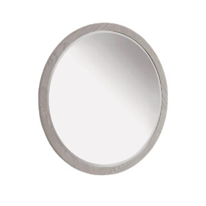 Mondello Mirror Round - Washed Oak by VIDA Living