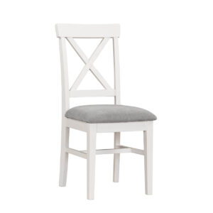 Mellor Dining Chair Fabric Seat Grey