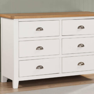 Mellor Dressing Chest 6 Drawer - Cashmere by VIDA Living