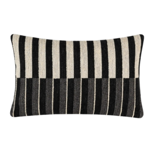 Everett Cushion – Black – 35x50cm – Pair of 2