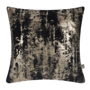 Lunetta Cushion – Black – 43x43cm – Pair of 2