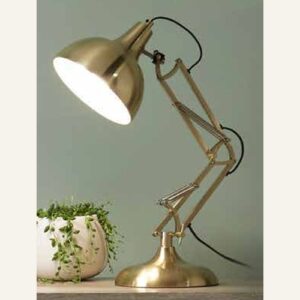 Pacific Alonzo brass table lamp - genuine product photograph
